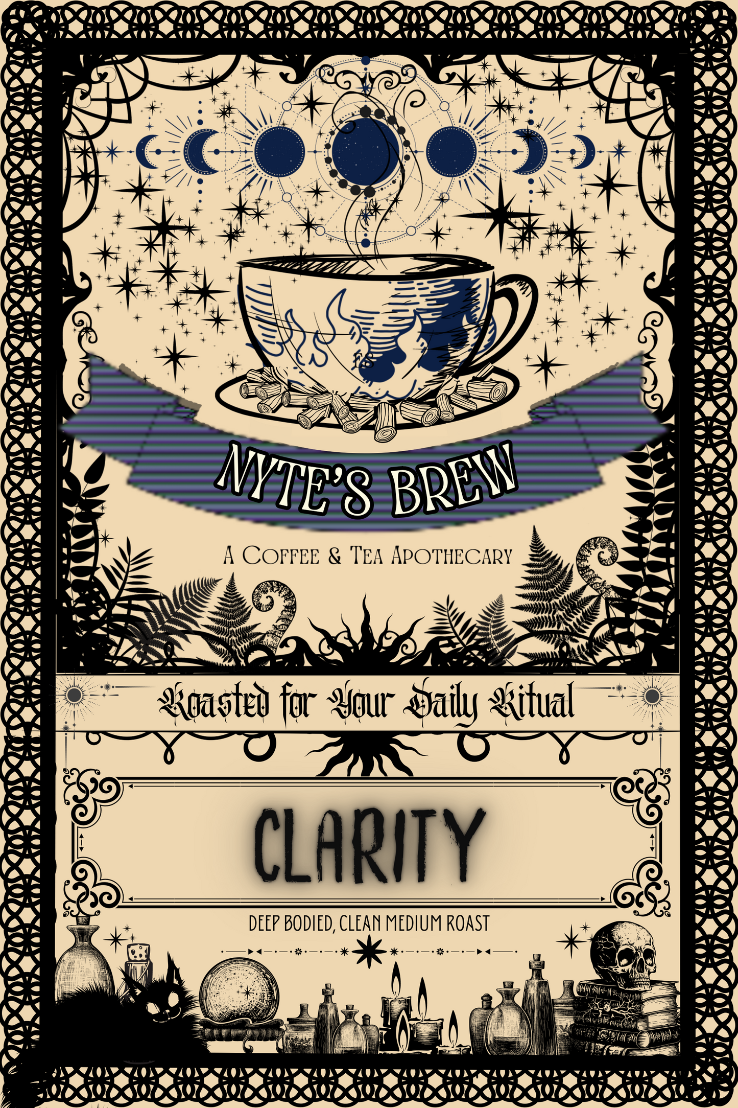 CLARITY  A deep bodied low acid medium roast