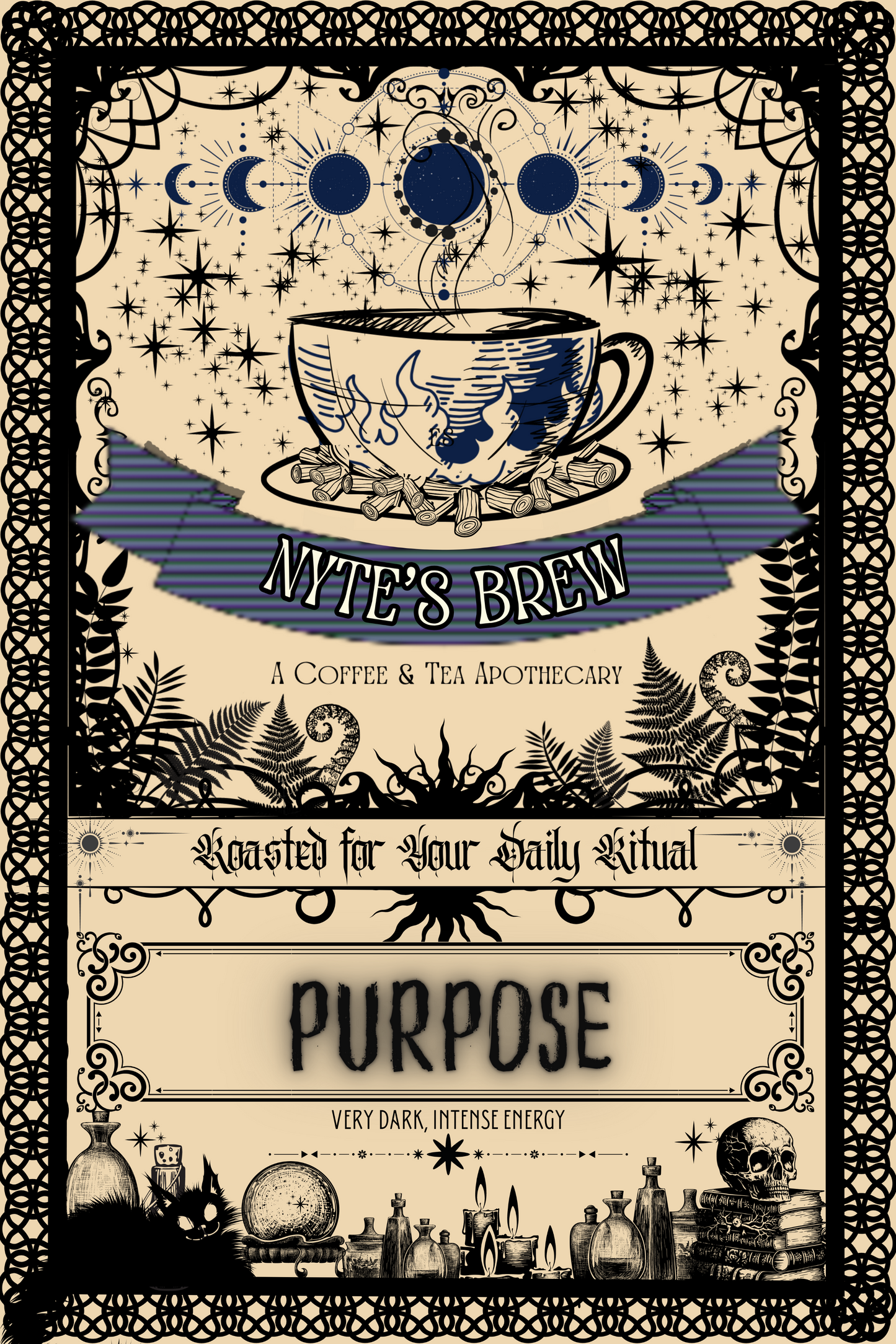 PURPOSE A high caffeine ultra dark roast