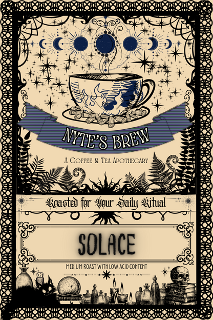 SOLACE A medium roast with low acid content